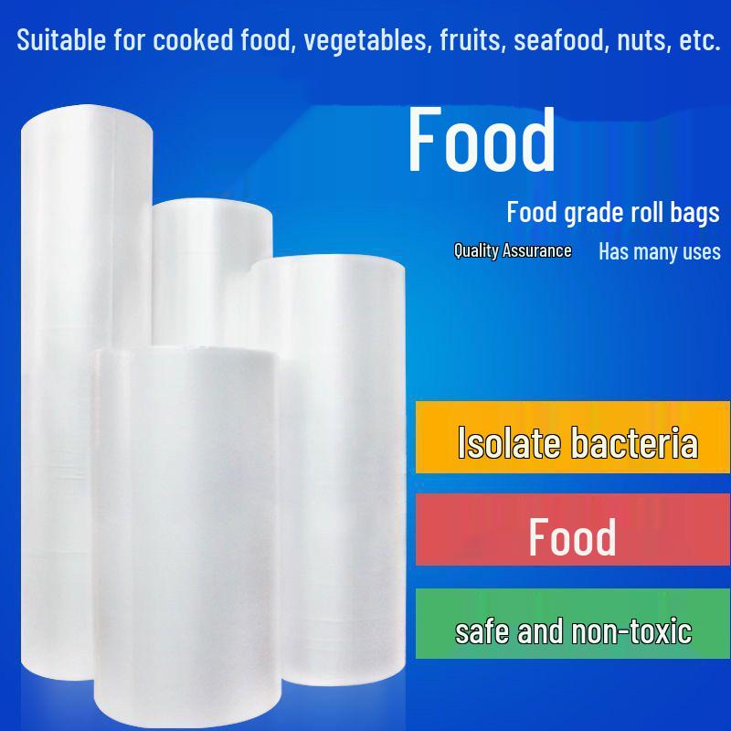 Thickened PE Fresh-Keeping Bags: Tear-Off, Disposable, Convenient for Home Storage & Takeaway