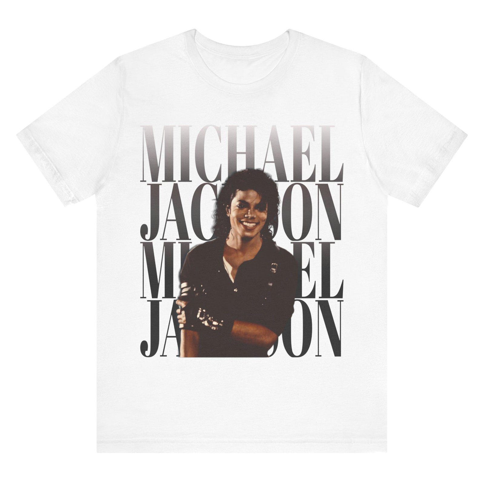 Michael Jackson Shirt, Vintage Pop Music Tee, King of Pop Graphic T-Shirt, Retro Music Fan Gift, Michael Jackson Tribute Shirt 80s Music Tee 4XL