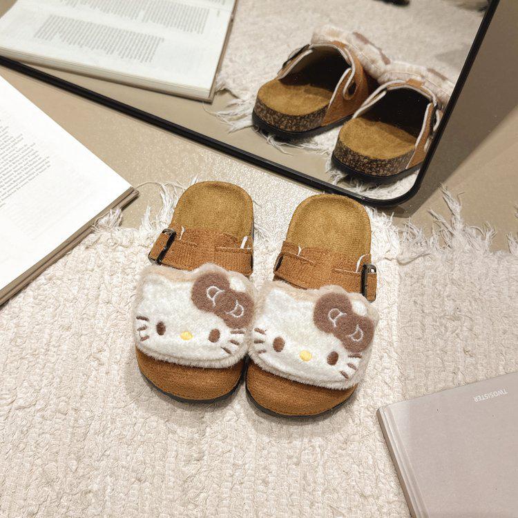 2025 Spring Kids' Birkenstock Princess Slip-on Slippers: Soft Sole, Closed Toe for Little Girls