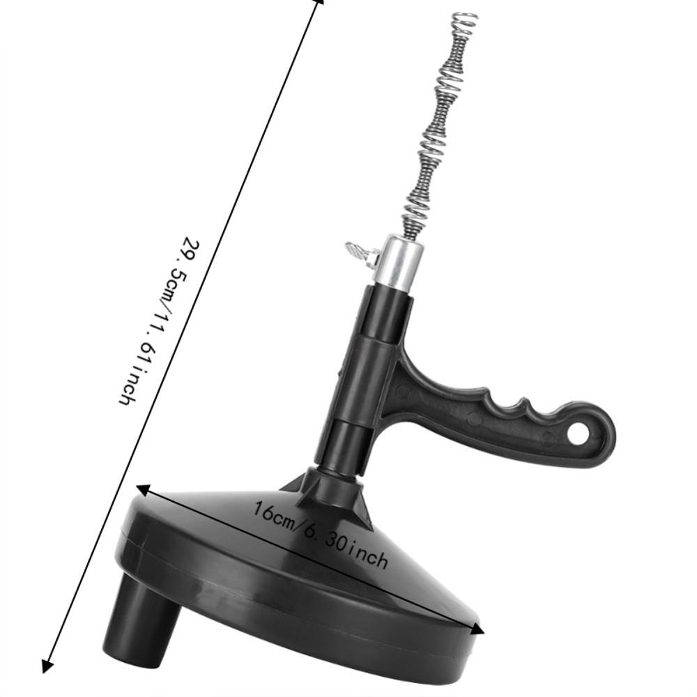 Heavy Duty Pipe Clog Remover Steel Core Hand Dredge Tool Flexible Drain Auger Snake Toilet