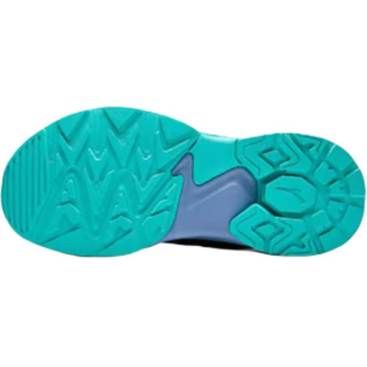Anta Kids Comfortable Non-Slip Warm Mid-Top Casual Shoes Kids Casual Shoes Dark-Green Blue A12446934-2