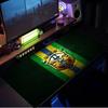 Brazilian Football Federation Emblem mouse pad, rubber base, esports desk mat, mouse pad for gamers and office use, gaming desk , easy to clean mat