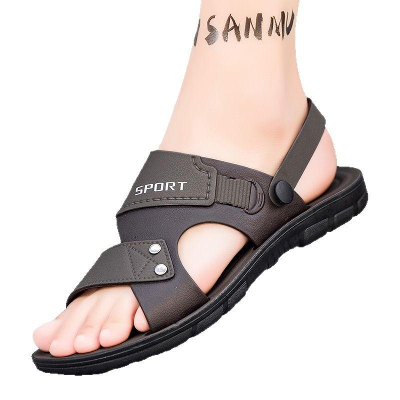 Summer Men Sandals Open Toe Flat Mens Casual Shoes Outdoor Walking Sandals for Men Beach Shoes Sandalias Hombre Men Slippers