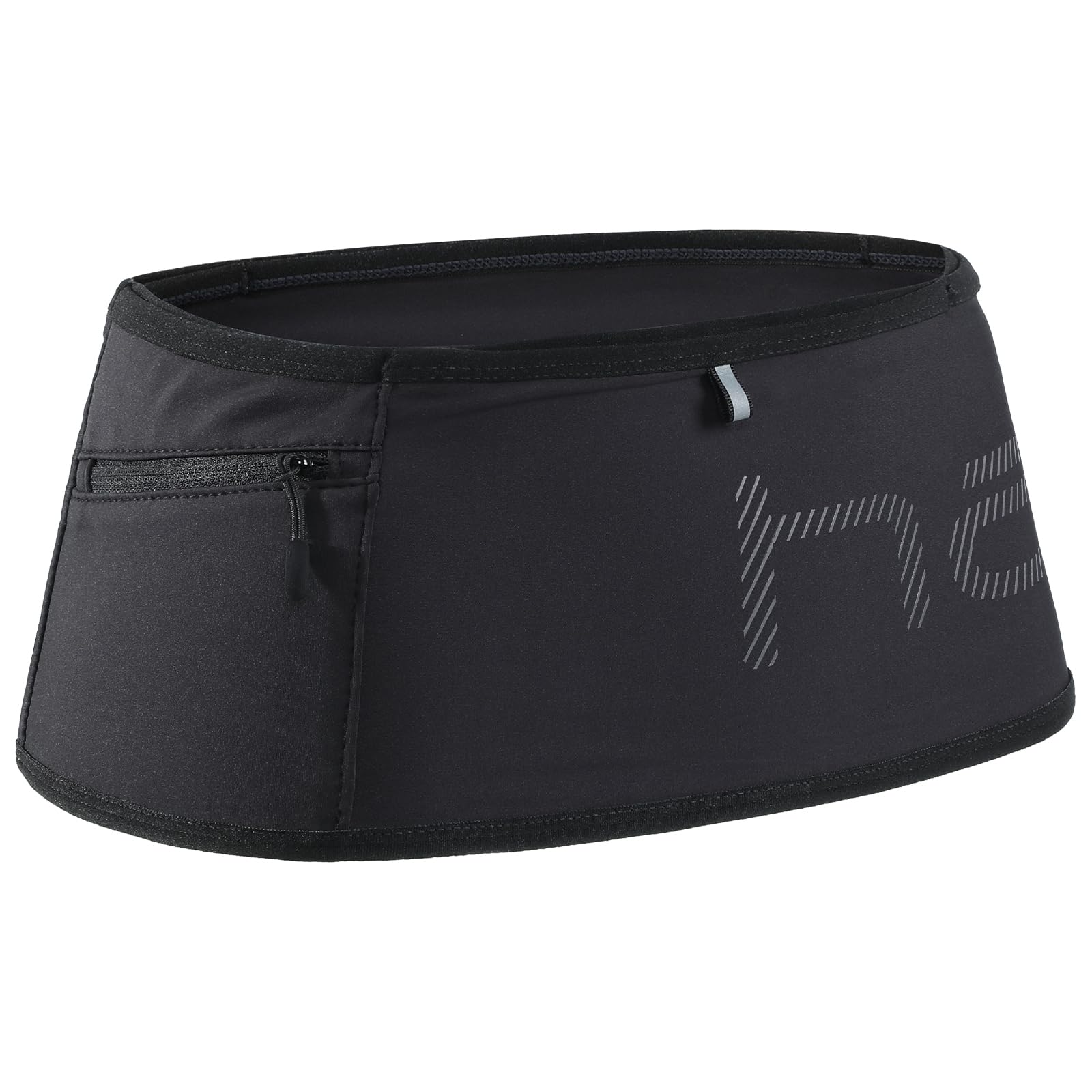 

Waist running belly no highly elastic large capacity with close trekking pole fixing marathon belt foldable [Haimont] pouch, pouch, wrap, shaking, чорний