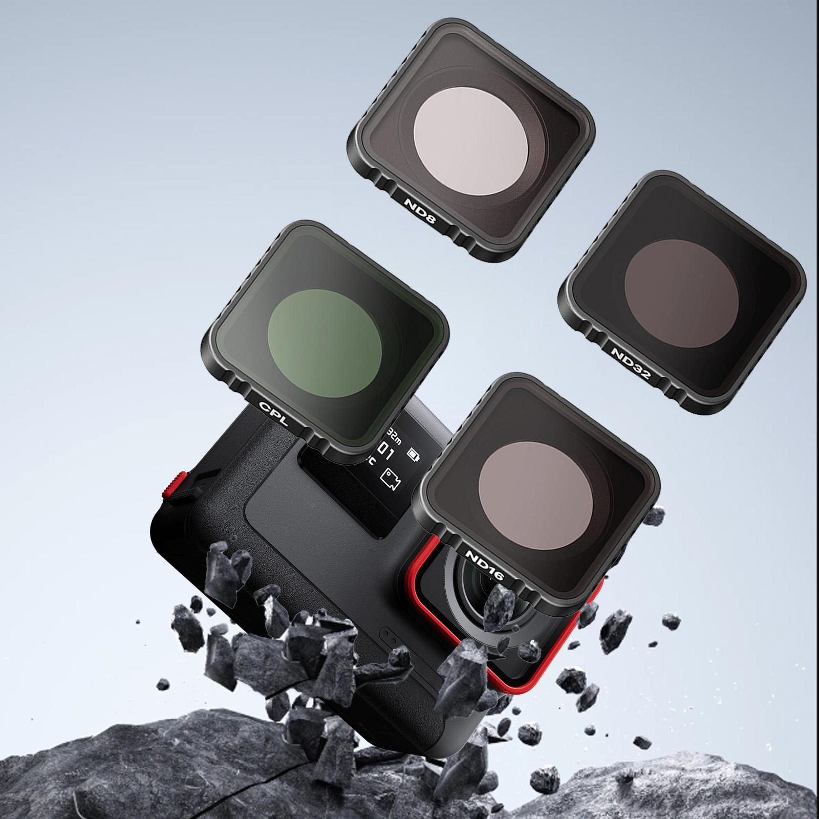 

Набір ND-фільтрів із 4 предметів Покриття Оптичне скло ND32 ND16 ND64 ND8 Аксесуари для поляризованих лінз CPL ND8 16 32