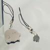 Lovely Metal Ghost Mobile Phone Lanyard Cute Ghost Phone Strap Cell Phone Chain Keychain For Halloween Gifts