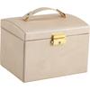 Jewelry Storage Box Black Multi-layer Hand Ring Necklace Jewelry Box with Lock Jewelry Box Jewelry Box Storage