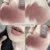 Good Color Matching! Light Fashion Sense Milk Apricot Nude Coffee Low Saturation Primary Color Coffee Space Mud Lipstick Plain Face Control