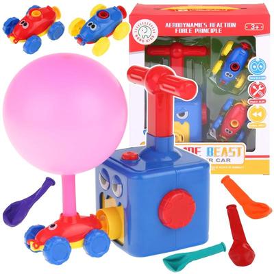 Balloon Launcher Aerodynamic Car Pump For Children Blue Car