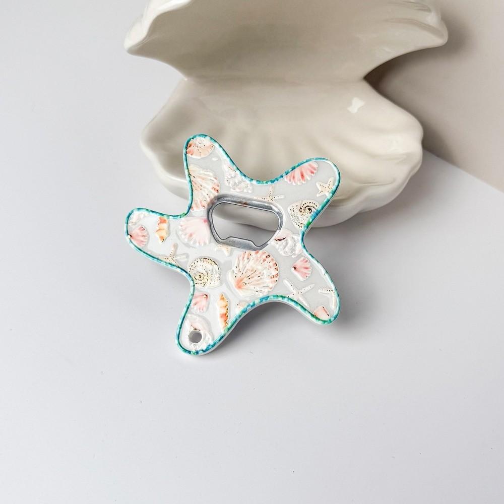 Gold Stamping Five-pointed Star Bottle Opener Beach Theme Ocean Style Decoration  Home Decor