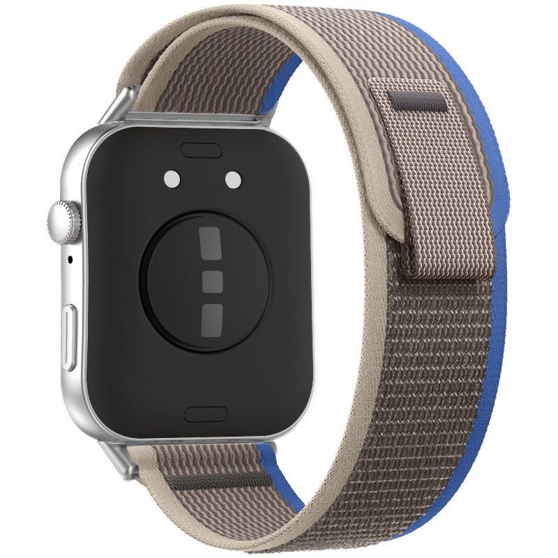 

Ремешок из нейлоновой петли Alpine для Huawei Watch Fit 3 Sports Soft, сменный браслет Correa для Huawei Fit3 Belt, аксессуары, браслет for Huawei WATCH FIT3 серый/синий