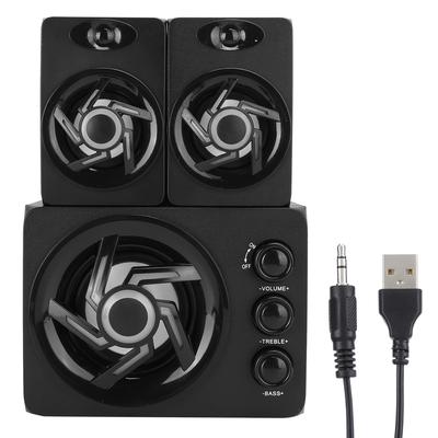 SADA D‑209 Altoparlante Mini 2.1 per Computer Desktop PC Telefono Cellulare Subwoofer Domestico