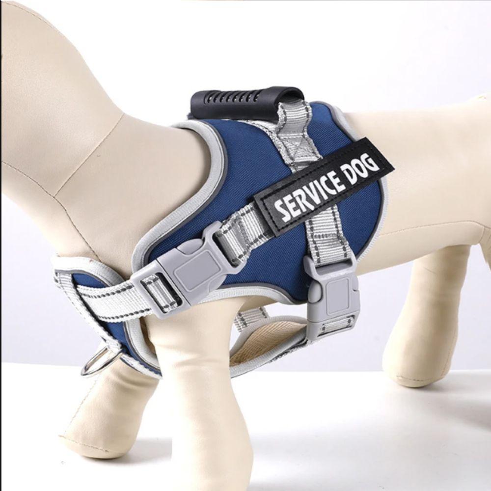 Leash Set Adjustable Harness Adjustable Reflective Vest Harness Service Dog Harness All Breeds