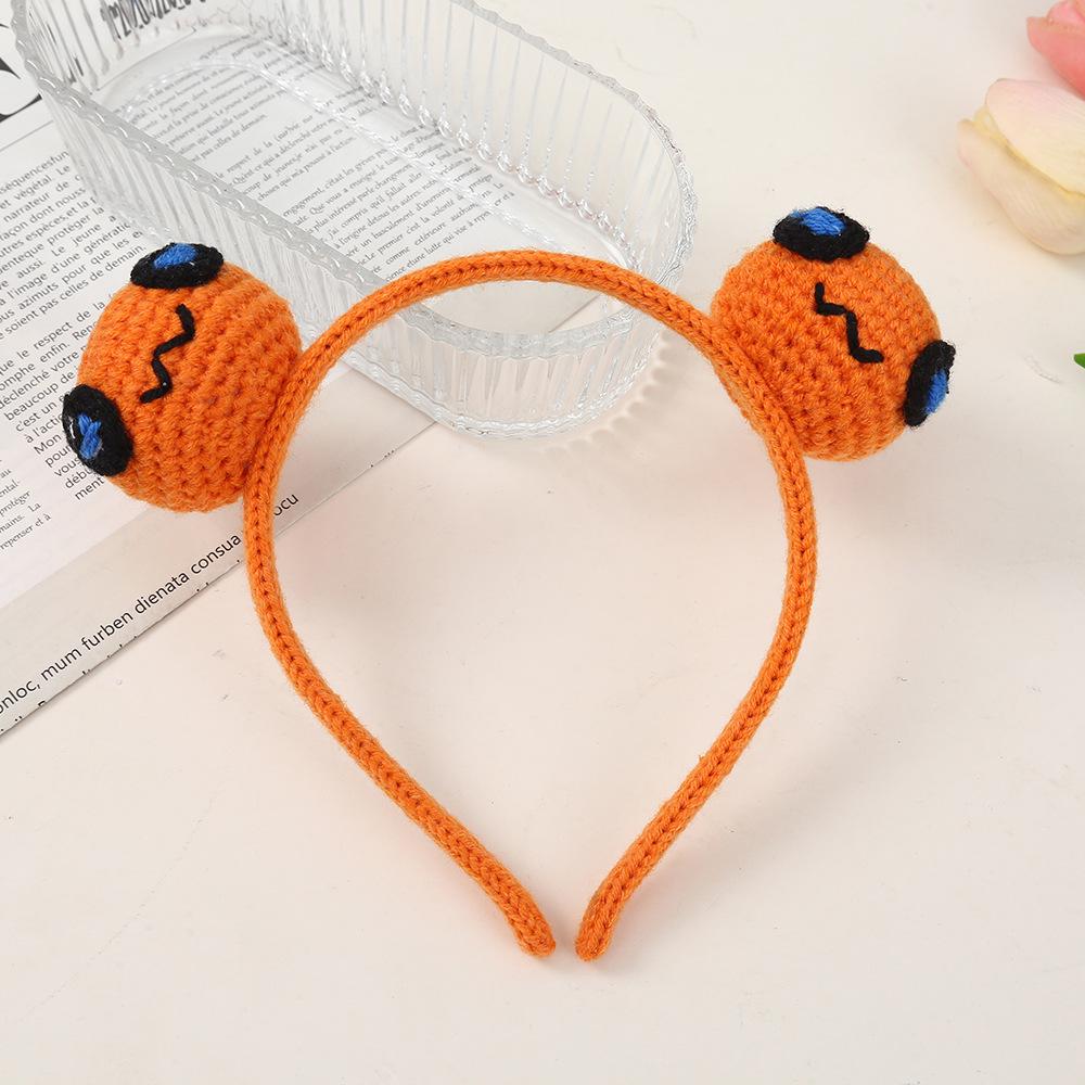 

Cute 3D Cartoon Plush Crochet Hair Clips & Versatile Thin Headband