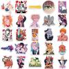 50 Pegatinas Creativas de Chainsaw Man Anime para Diarios, Manualidades, Teléfonos y Portátiles