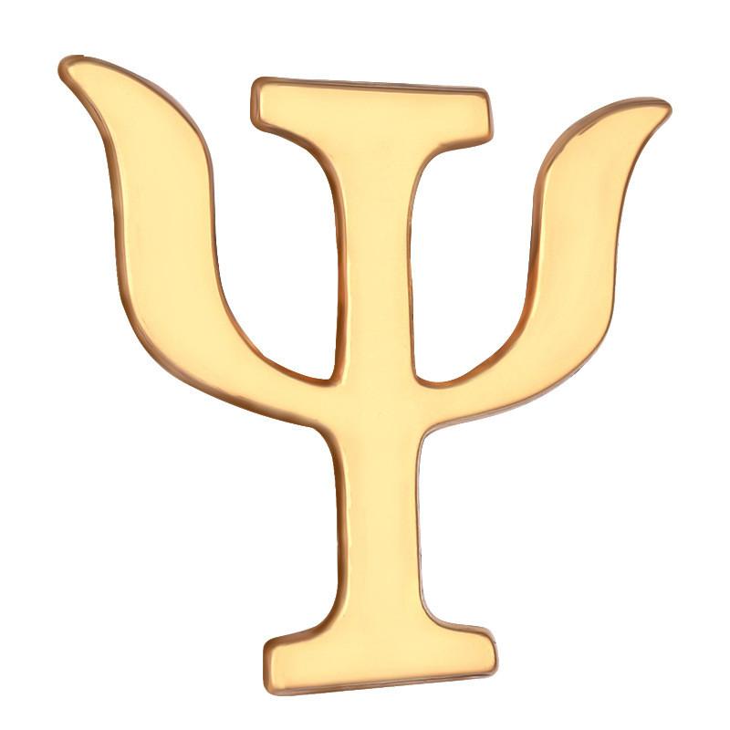 Retro Alloy Geometric Brooch Psychology Pin Elegant Fashion Accessory For Trendy Men Women And