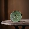 Yixing Handmade Zisha Lotus Pod Teapot Stand - Biomorphic Water-Storing Tea Mat for Gongfu Ceremony