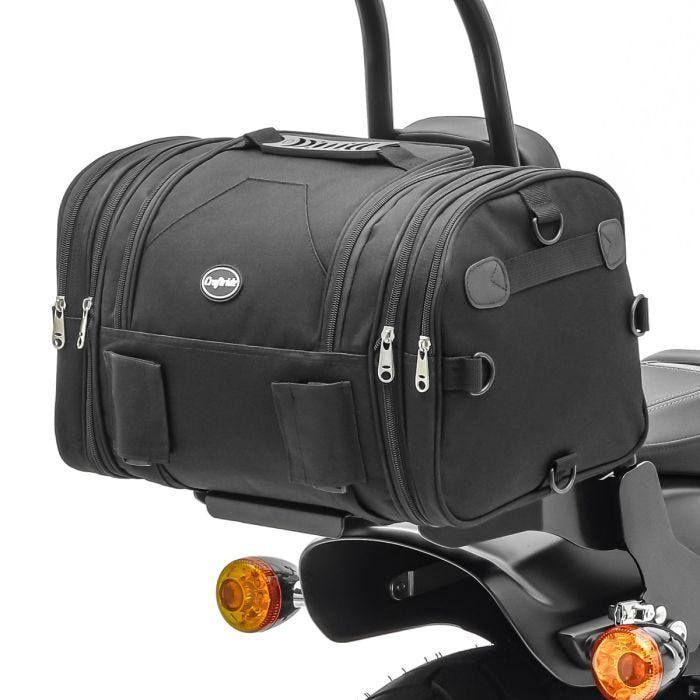 Sacoche Arrière Moto - Craftride RB1 - Rouleau 24-30L - Nylon 1200D - Housse de pluie incluse