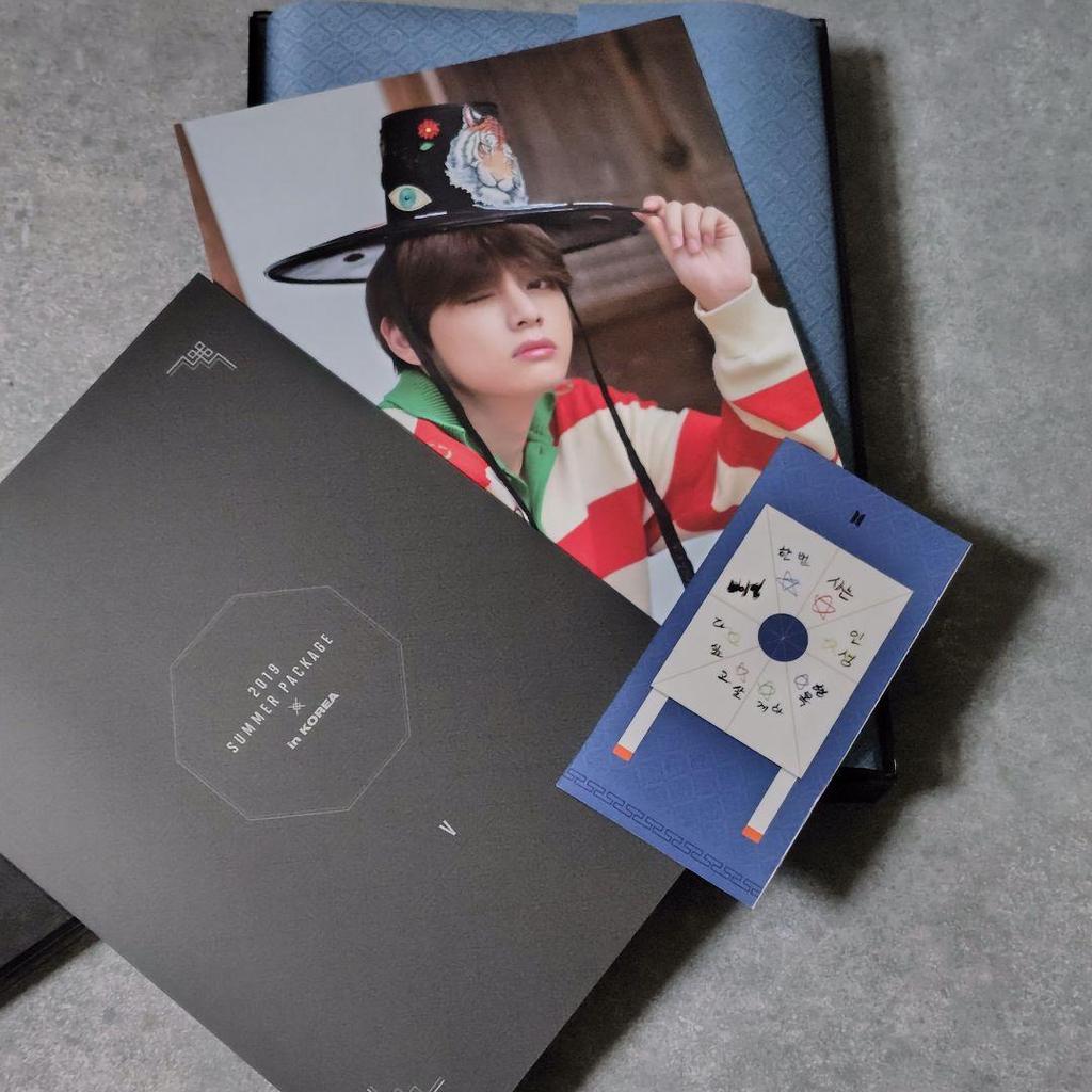 [USED] Rare! 2019 BTS SUMMER PACKAGE (with Chipped Parts) V Taehyung