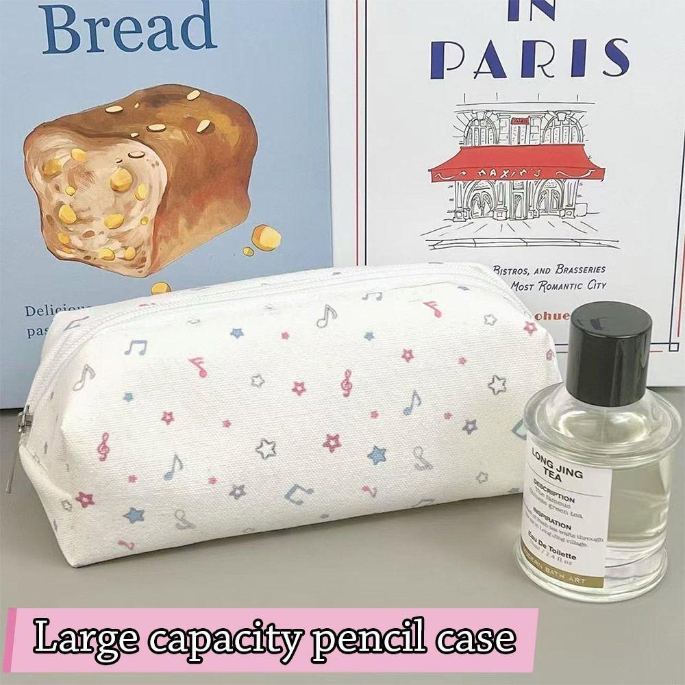 Multifunctional Stationery Bag Large Capacity Pencil Case Cute Pen Bag  for School Office