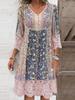 2026 European & American Women's Retro Lace Trim Dress - Spring/Summer Hot Style