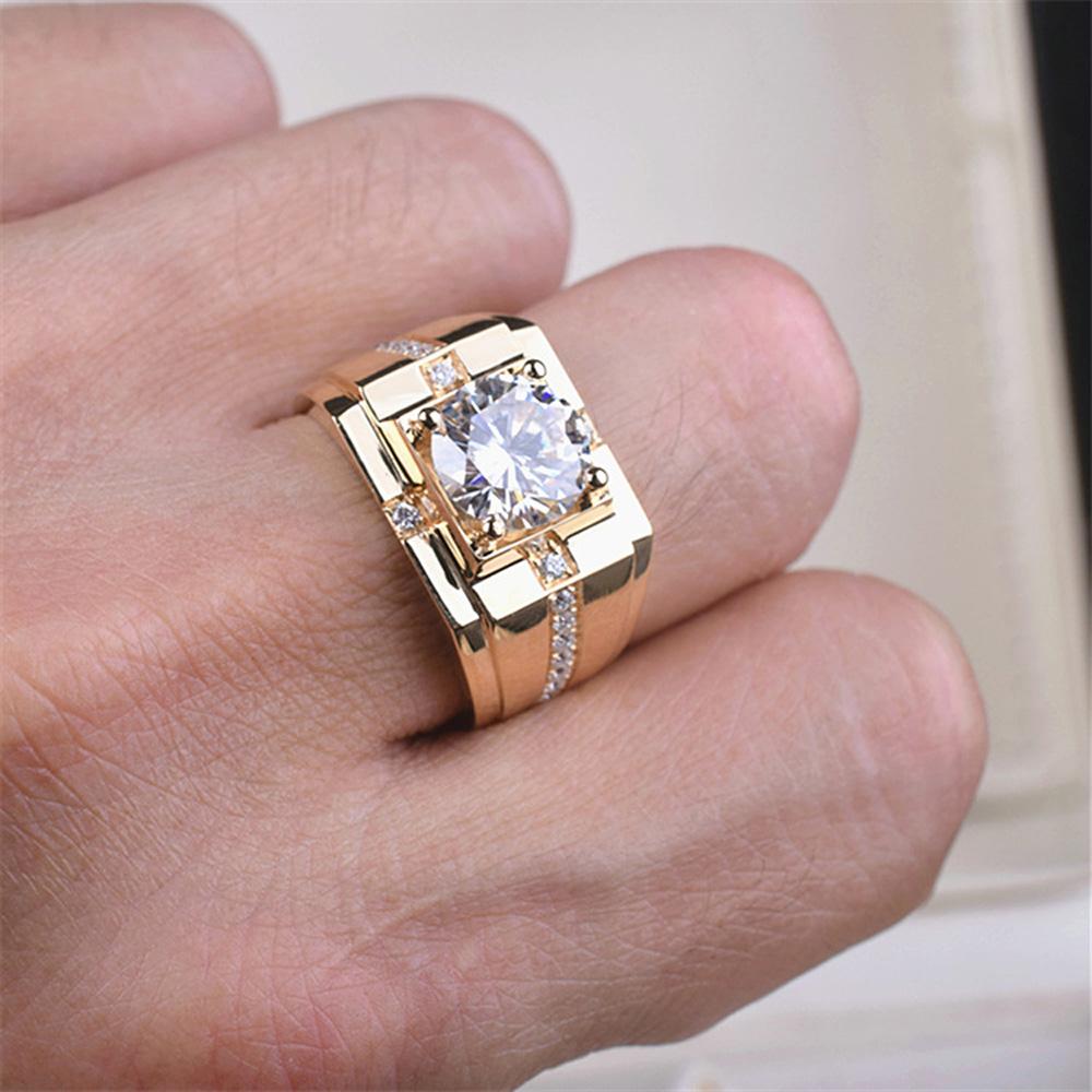 Silver Ring 5A Zircon For Men Women Wedding Fine Jewelry Accessories Party Gift Fashions