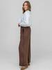 WOMEN' LINEN TROUSERS WITH ELASTIC WAIST