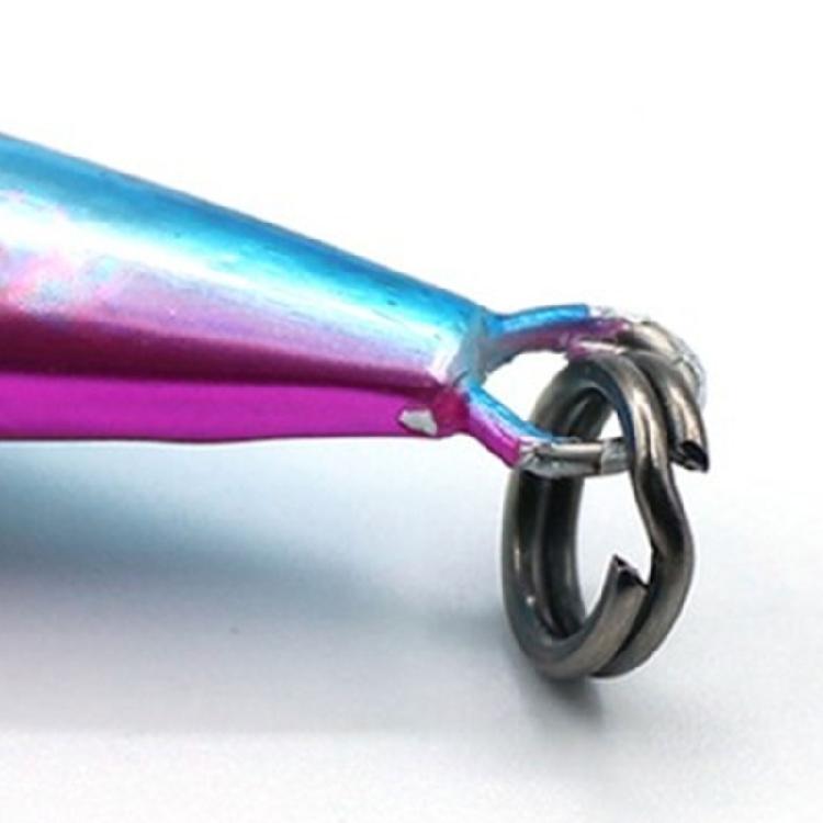 200Pcs Stainless Steel Fishing Split Rings High Strength Fishing Lures Rings Connector Fishing Lures Tackle Set, 5 Size