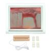 3D Bewegliches Sandkunst Gemälde Nachtlicht Innovative Sanduhr Quadratisch Bewegliche Sandkunst mit Licht USB Stecker Typ