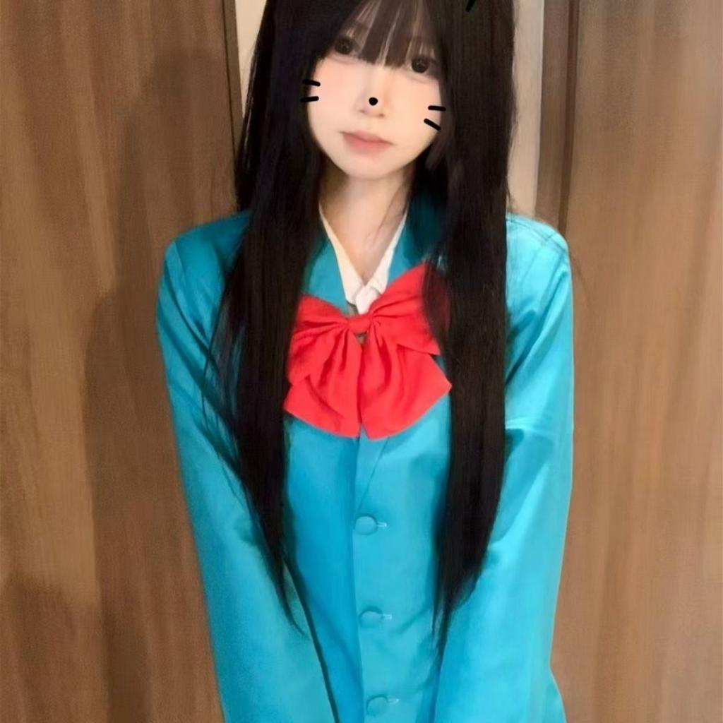 Anime Kimi Ni Todoke From Me To You Sawako Kuronuma Cosplay Costume Full Set, JK School Uniform Blazer Skirt Shirt Bow