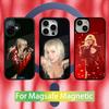 R-Renee Rapp Singer Phone Case For iPhone 16,15,14,13,12,11,Pro,Max,Plus,Mini,SE New Magsafe Magnetic Wireless Charging