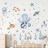 1Pc Cartoon Octopus Marine Animal Furniture Wall Stickers for Bedroom Living Room Decor Nursery Home Decoration Wall Decals