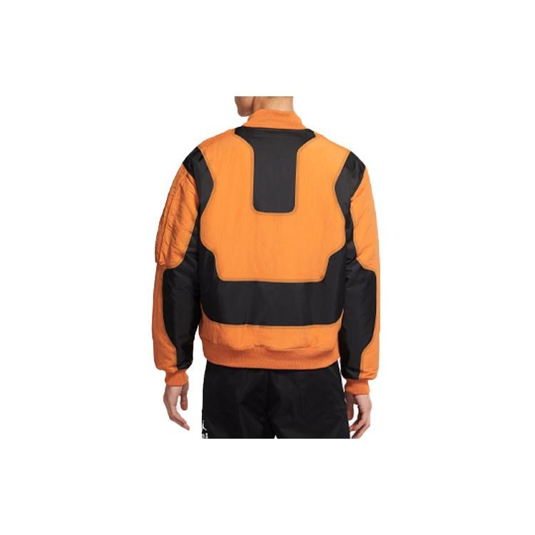 Air Jordan 23 Engineered Numeric Pattern Baseball Collar Long Sleeves Jacket Orange Men's CV2787-875