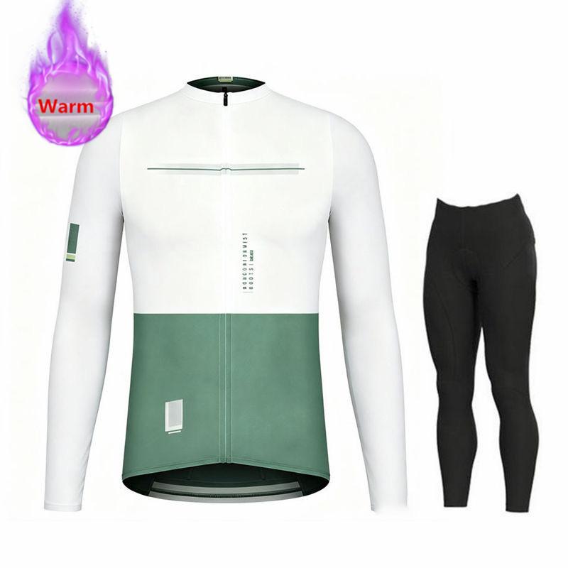 Pro Team Winter Thermal Fleece Cycling Clothing Men's Jersey Suit Warm Bicycle Bike Clothes MTB Maílllot Ciclismo Hombre