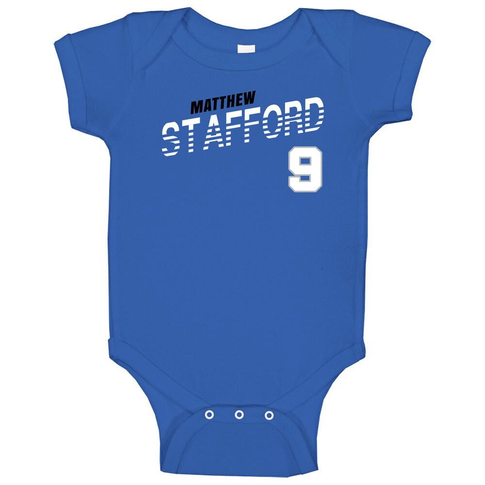 

Matthew Stafford 9 Favorite Player Detroit Football Fan Baby One Piece S