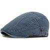 HT4804 Mens Berets Women Spring Summer Autumn Denim Cap Artist Painter Beret Hat Male Female Ivy Flat Cap Adjustable Beret Cap