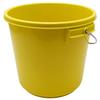 Entec PO-13A Yellow PP Bucket, 13L, No Lid, PO13AY