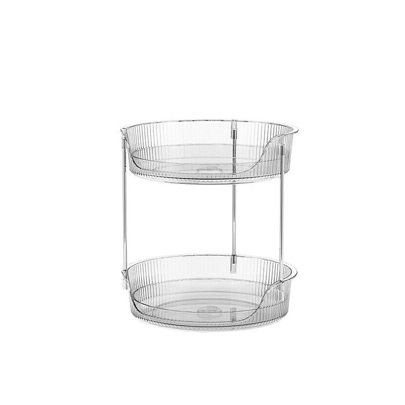 Organizator Cosmetic Rotativ Elegant cu Spațiu Amplu de Depozitare pentru Rujuri, Parfumuri și Produse de Îngrijire a Pielii