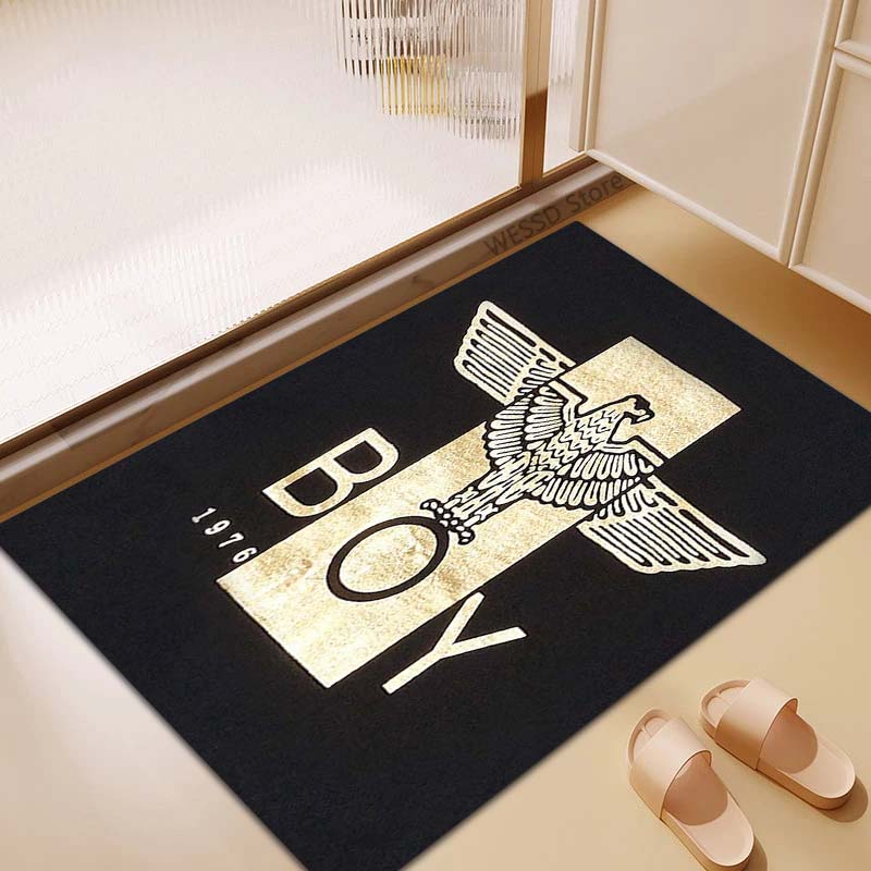 

3D Eagle Logo Printed Rug — Suitable for Living Rooms, Bedrooms, Non-Slip Yoga Mats, and Outdoor Use; Ideal As A Birthday Gift 60x90cm