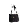 Coach Gallery 37 Commuting Portable Large Capacity Logo Cross Grain Leather Tote Bag Shopping Bag Shoulder Handbag Large Women's Black