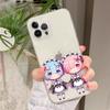 ReZERO Ram Rem Anime Phone Case Silicone Soft for Iphone 16 15 14 13 12 11 Pro Mini XS MAX Plus X Cover