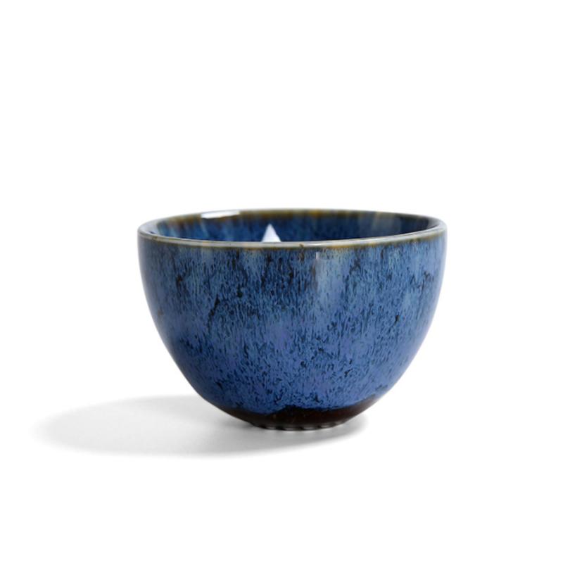 Ceramic Tea Mug Furnace Change Porcelain Mug Home Tea Mug Kungfu Tea Bowl Single Mug Tianmu Jianzhan Kung Fu Teaware Home Decor | Tea Cups (Blue)