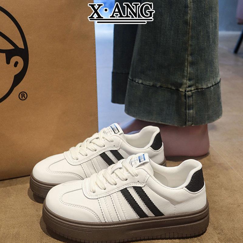 Leather women's autumn new versatile little white shoes women's shoes casual sports board shoes