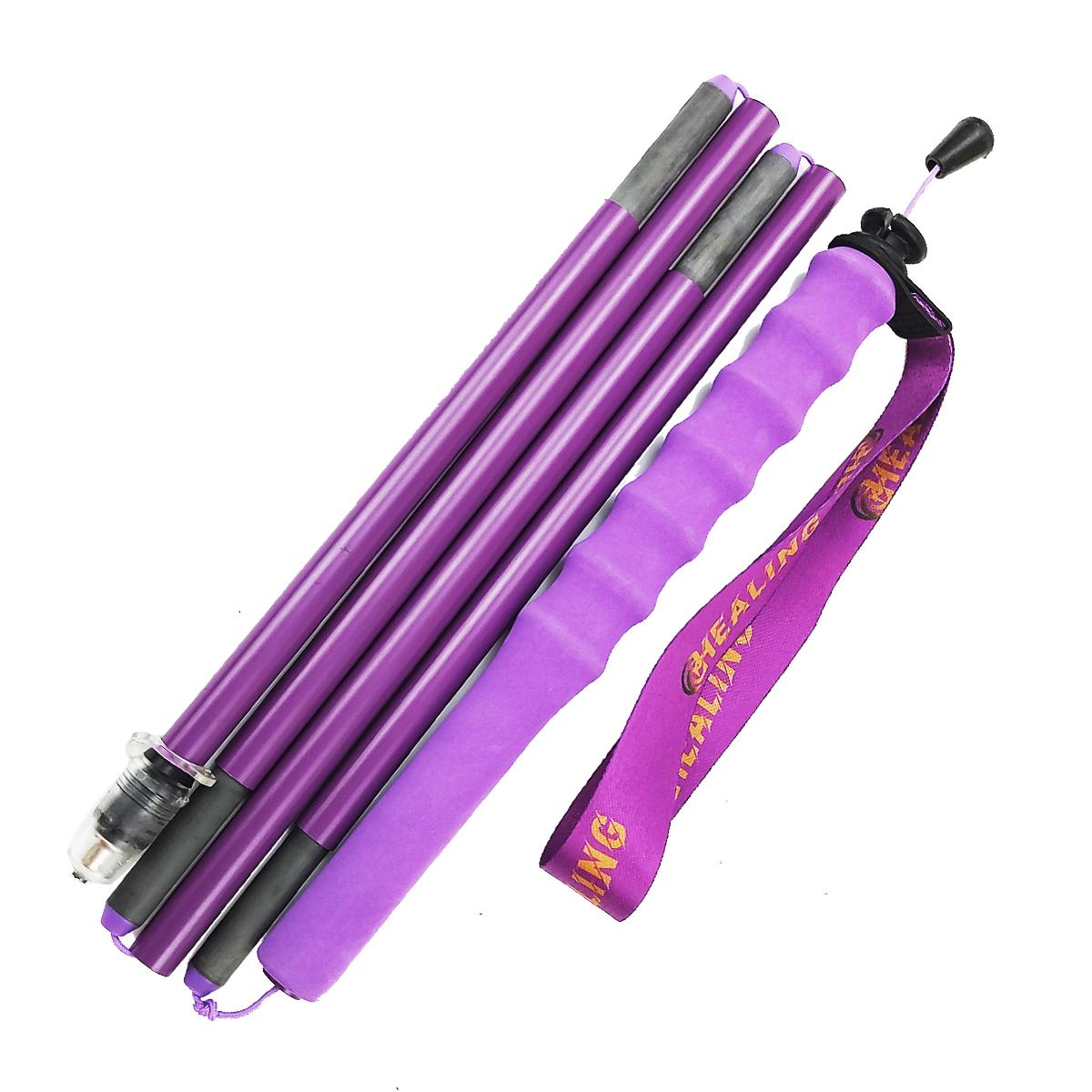 OKHEALING T800 Carbon Fiber Trekking Poles - 5-Section Telescopic Folding for Hiking & Mountaineering