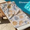 Coastal Shells beach Quick Drying Bath Towel Microfiber beach towel light weight swimming camping yoga beach out