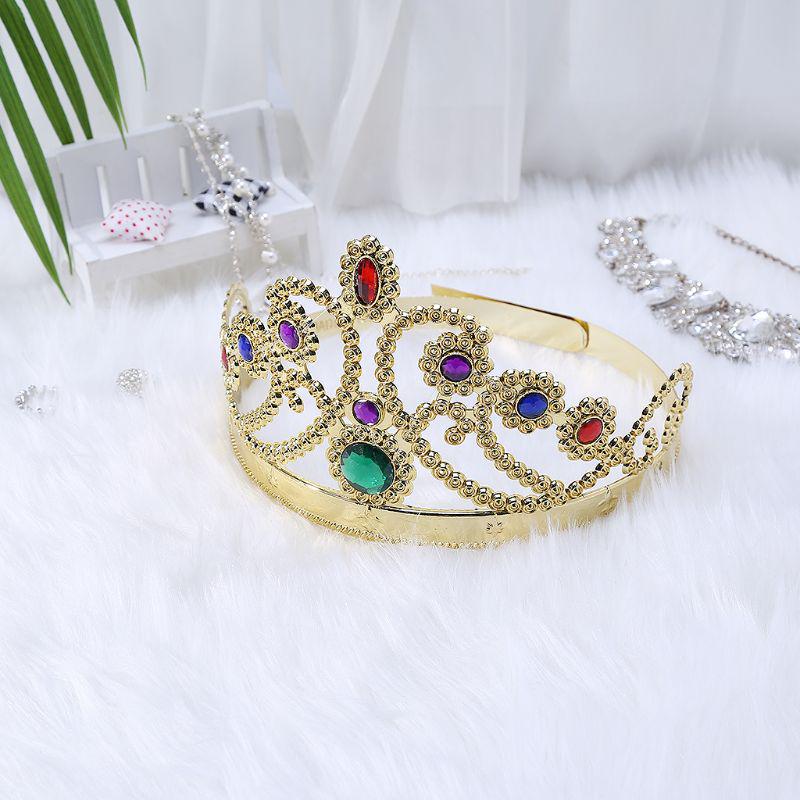 Toy Crown of the King Prince Epiphany Three Kings Day Happy Birthday Party Decoration New DIY Performance Photo Props