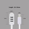 Portable Multi-function USB Hub Upgrade 2.0 3 In 1 USB Adapter 30/120cm USB Extender Cable