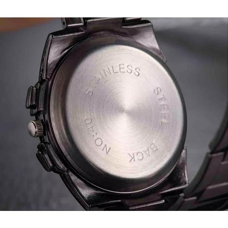 Men's Business Watch for Sale Men Sports Watches Fashion Rosra Brand Quartz Watch Black Stainless Steel Men's Watches Promotion