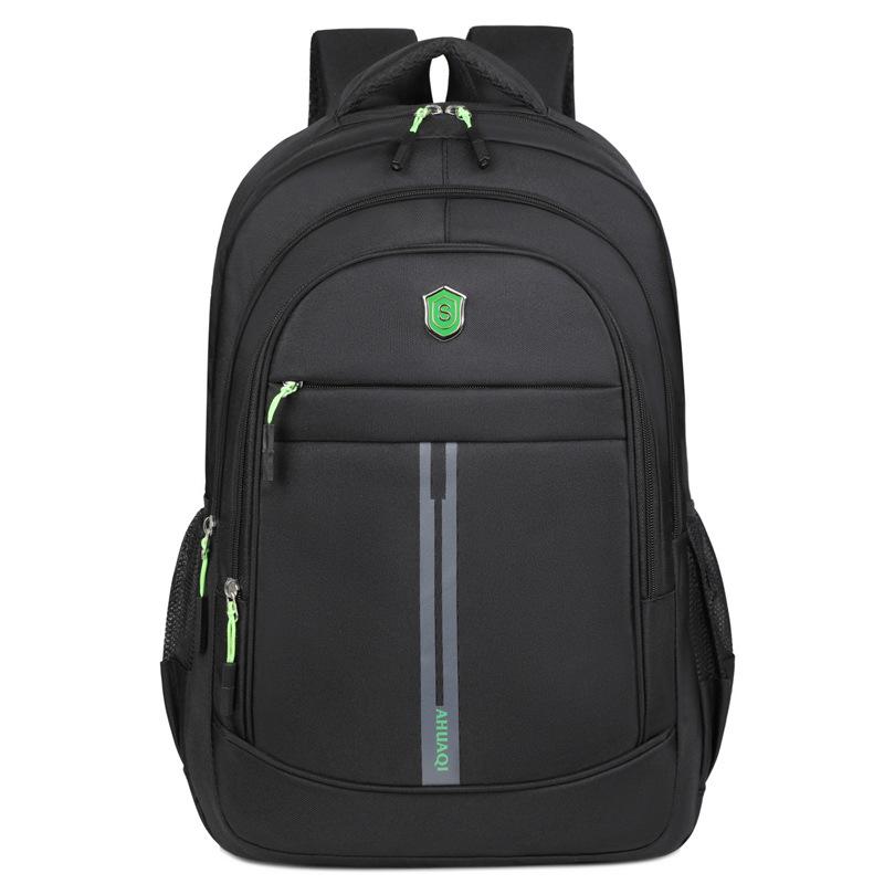 

Business trip backpack men s new travel backpack student schoolbag large capacity simple trendy business computer bag зелений