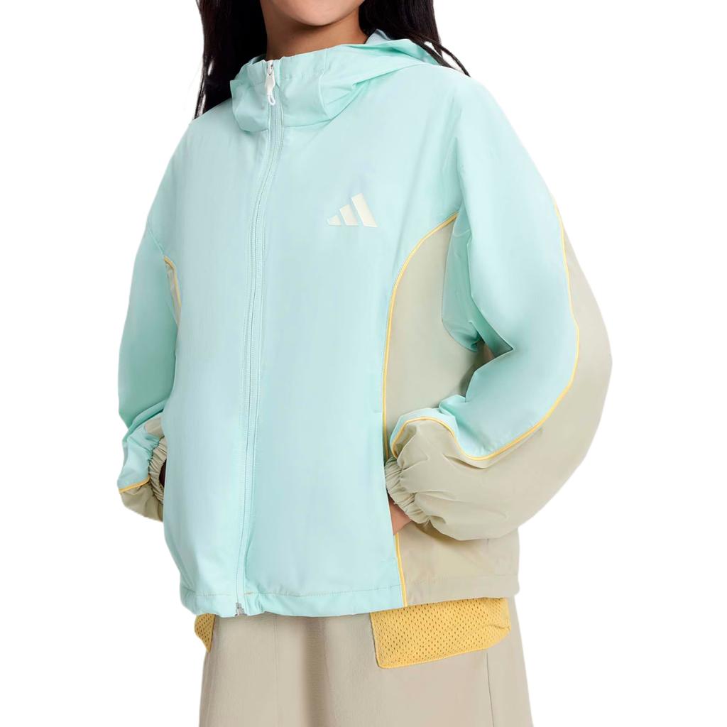 Adidas Jacket Sports Lifestyle Water-Resistant Sports Casual Hooded Kids Kids jackets KH0265
